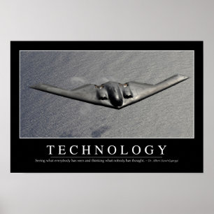 Technologie: Inspirierend Zitat Poster