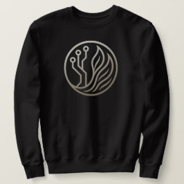 Technologie trifft Natur Organisches Blatt einer S Sweatshirt
