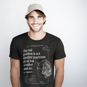 Technologie-Zitat Maschinen denken künstliche Inte T-Shirt