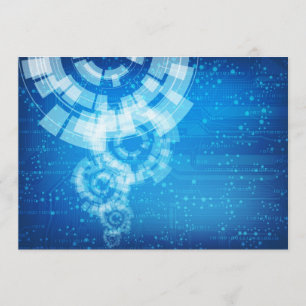 Technologiearteinladung Einladung