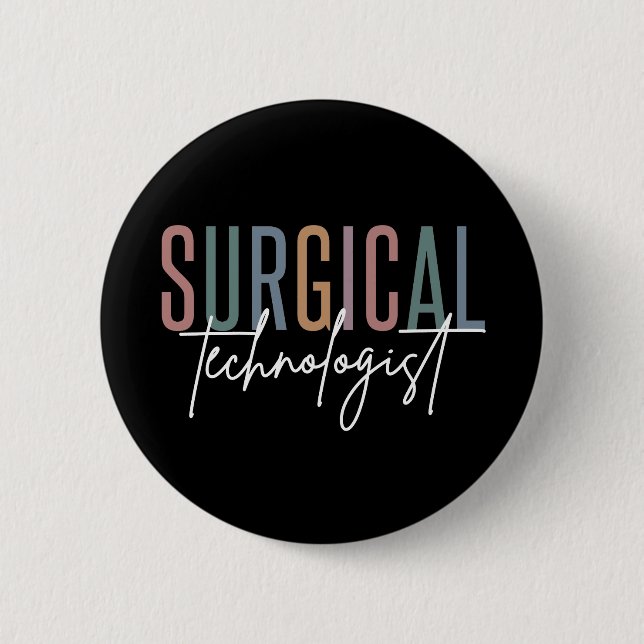 Technologierin Med Surg Tech Operation Tech Button (Vorderseite)
