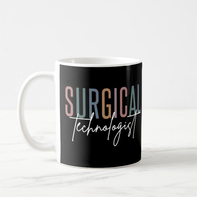 Technologierin Med Surg Tech Operation Tech Kaffeetasse (Links)