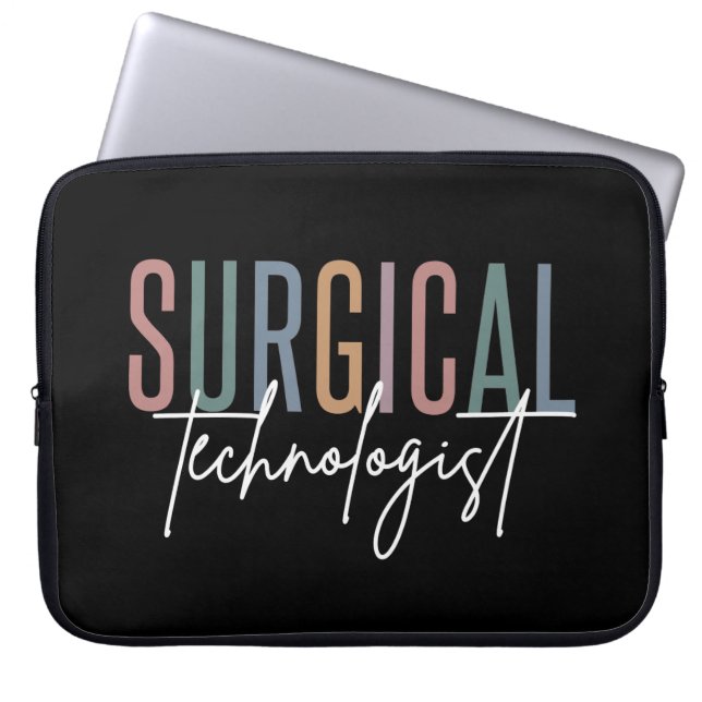 Technologierin Med Surg Tech Operation Tech Laptopschutzhülle (Vorderseite)