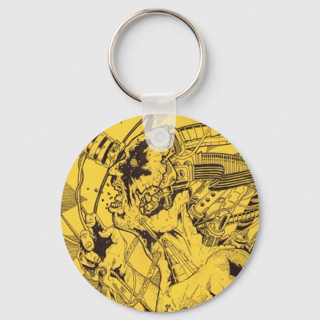 Technologieschrei Schlüsselanhänger (Vorderseite)