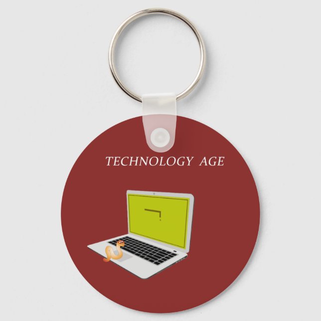 Technologiezeitalter Schlüsselanhänger (Vorderseite)