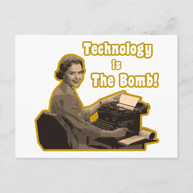 technology_is_the_bomb postkarte (Vorderseite)