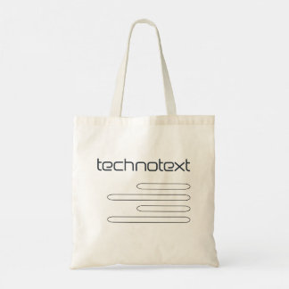 Technotext Tote Bag