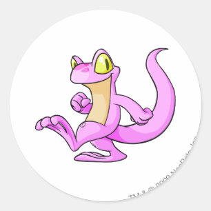 Techo Rosa Runder Aufkleber
