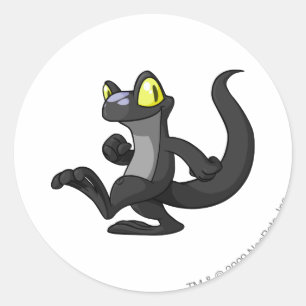 Techo Shadow Runder Aufkleber