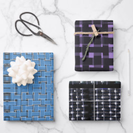 TECHY WOVENS Wrapping Paper Geschenkpapier Set