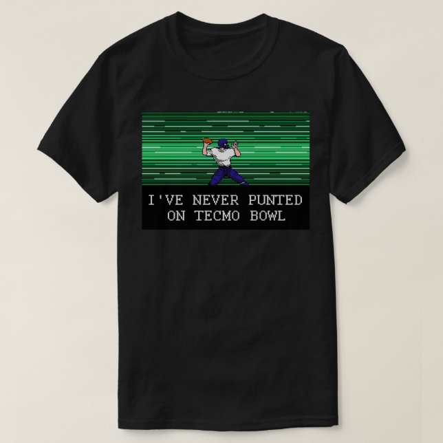 Tecmo Bowl Ive hat noch nie Essenzielles T-Shirt g (Design vorne)