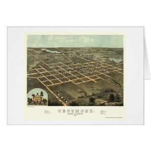 Tecumseh, carte panoramique de MI - 1868