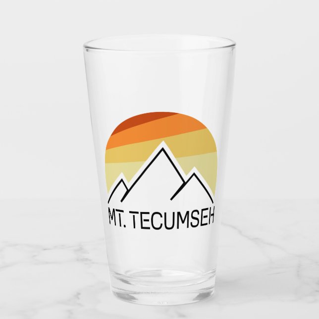 Tecumseh New Hampshire Retro Glas (Vorderseite)