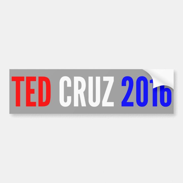 TED CRUZ Autoaufkleber 2016 (Vorne)