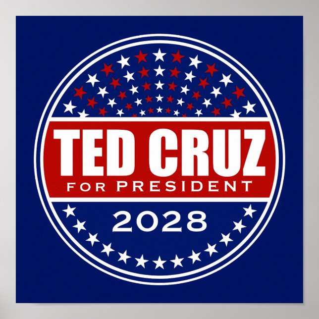 Ted Cruz für Präsident 2028 Poster (Vorne)