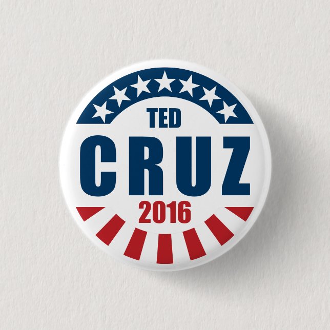 Ted Cruz für Präsidenten 2016 Button (Vorderseite)