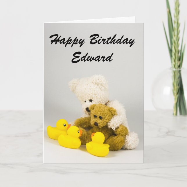 Ted et la carte d'anniversaire des Canards (Devant)