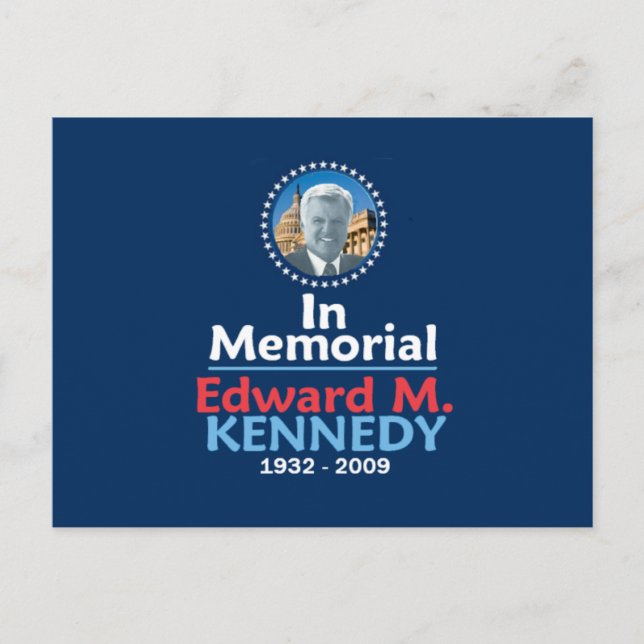 Ted Kennedy Memorial Postcard Postkarte (Vorderseite)