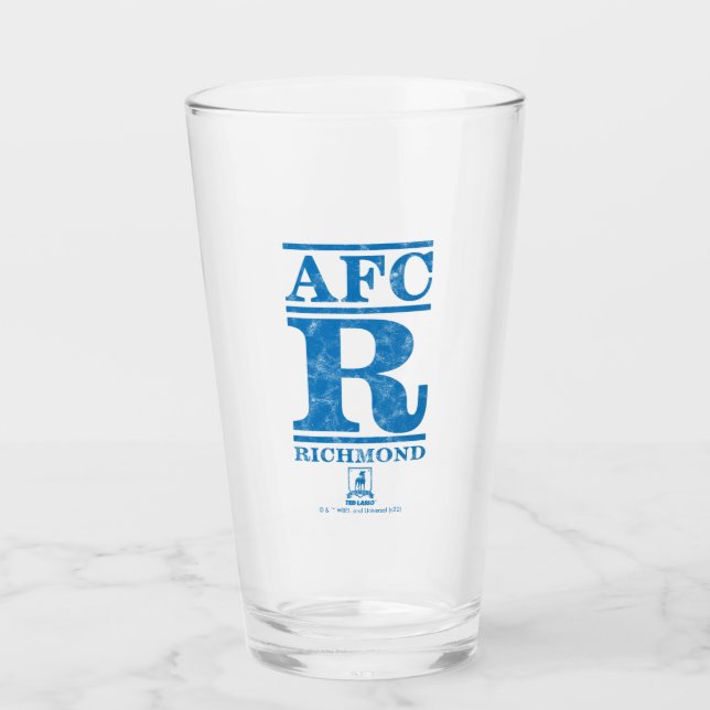 Ted Lasso | AFC R Richmond Text Logo Glas (Vorderseite)