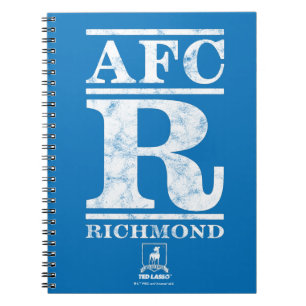 Ted Lasso   AFC R Richmond Text Logo Notizblock