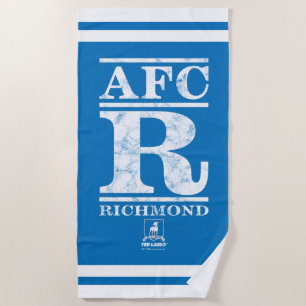 Ted Lasso AFC R Richmond Text Logo Strandtuch