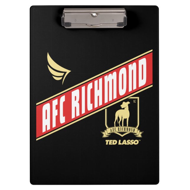 Ted Lasso | AFC Richmond Athletic Banner Klemmbrett (Vorderseite)