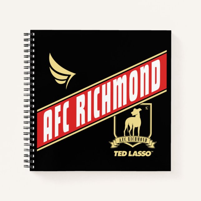 Ted Lasso | AFC Richmond Athletic Banner Notizbuch (Vorderseite)