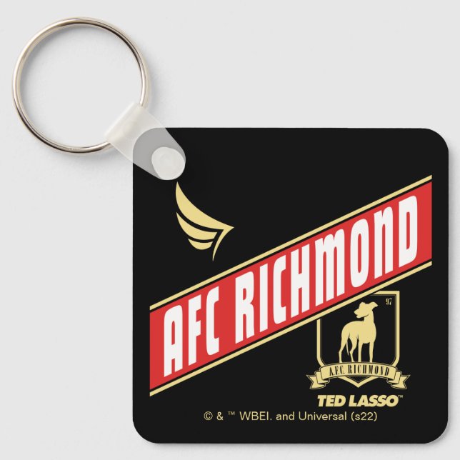 Ted Lasso | AFC Richmond Athletic Banner Schlüsselanhänger (Vorderseite)