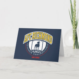 Ted Lasso AFC Richmond Athletic Circle Abzeichen Karte