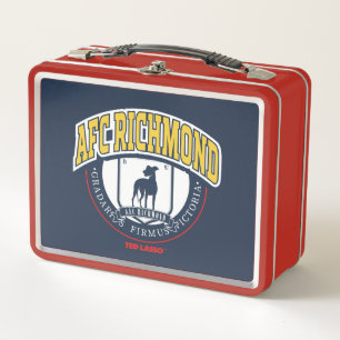 Ted Lasso   AFC Richmond Athletic Circle Abzeichen Metall Brotdose