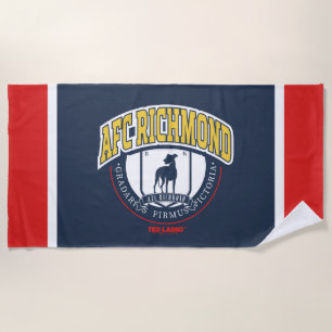 Ted Lasso AFC Richmond Athletic Circle Abzeichen Strandtuch