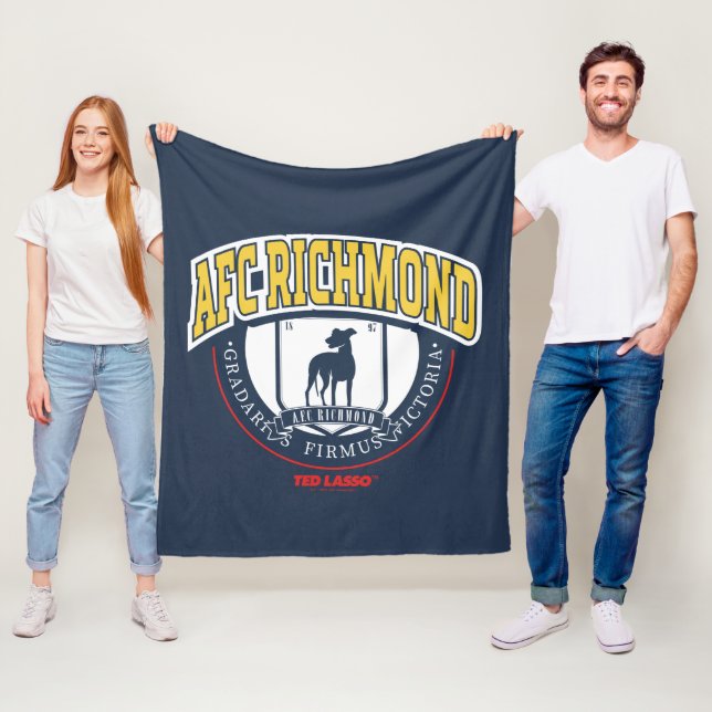 Ted Lasso | AFC Richmond Athletic Circle Badge Fleecedecke (Beispiel)
