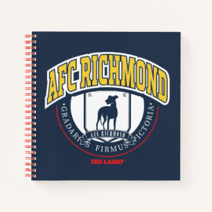 Ted Lasso   AFC Richmond Athletic Circle Badge Notizbuch