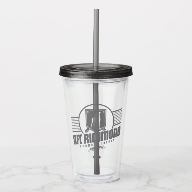 Ted Lasso | AFC Richmond Athletic Stripe Graphic Acryltrinkbecher (Vorderseite)