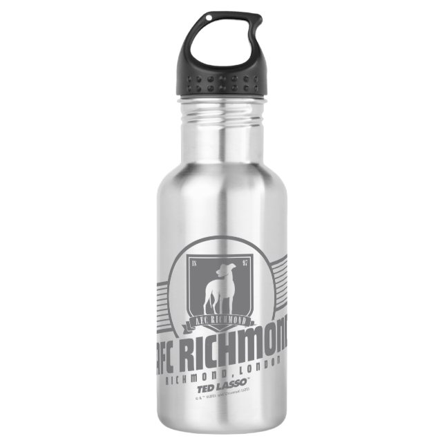 Ted Lasso | AFC Richmond Athletic Stripe Graphic Edelstahlflasche (Vorderseite)