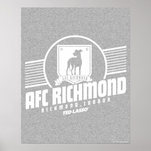Ted Lasso | AFC Richmond Athletic Stripe Graphic Poster (Vorne)