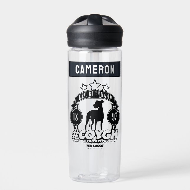 Ted Lasso | AFC Richmond #COYGH | Name hinzufügen Trinkflasche (Vorderseite)