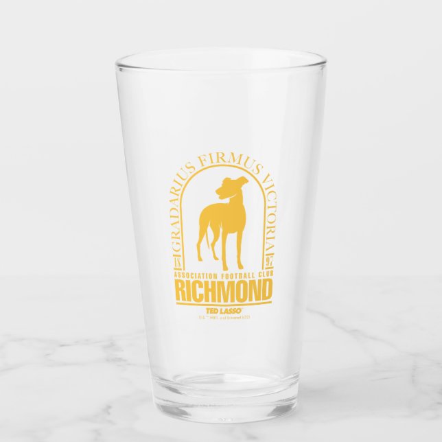 Ted Lasso | AFC Richmond Gold Arched Logo Glas (Vorderseite)
