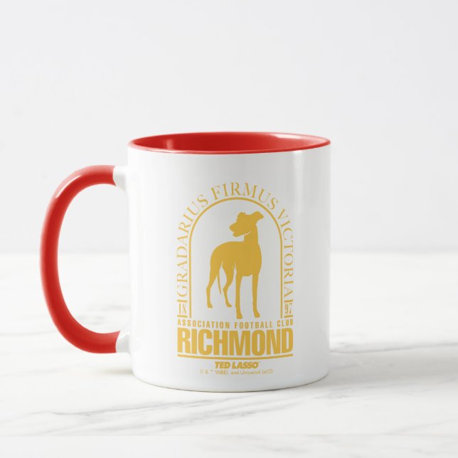 Ted Lasso | AFC Richmond Gold Arched Logo Tasse (Links)