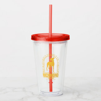 Ted Lasso | AFC Richmond Gold Arted Logo Acryltrinkbecher