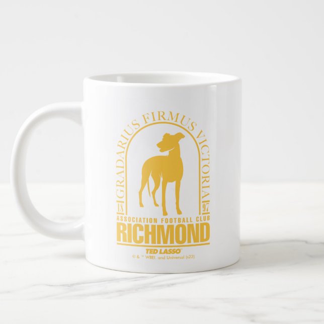 Ted Lasso | AFC Richmond Gold Arted Logo Jumbo-Tasse (Links)