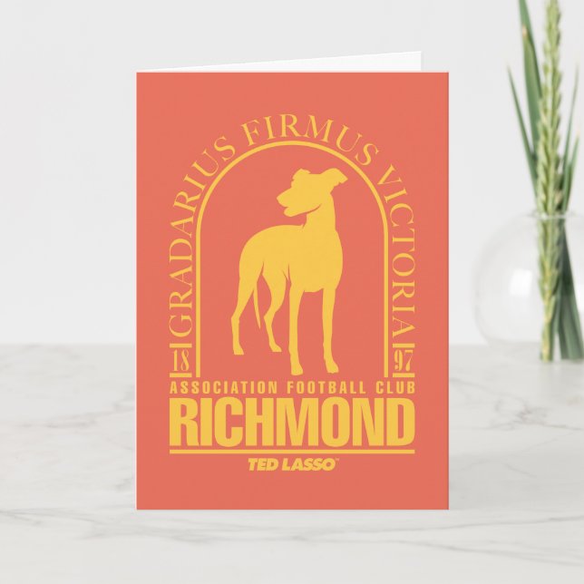 Ted Lasso | AFC Richmond Gold Arted Logo Karte (Vorderseite)
