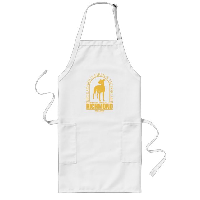 Ted Lasso | AFC Richmond Gold Arted Logo Lange Schürze (Vorne)