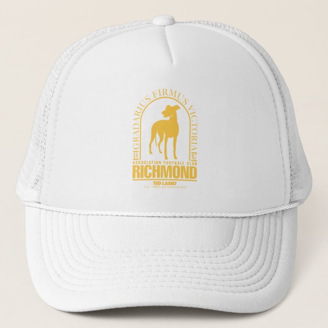 Ted Lasso | AFC Richmond Gold Arted Logo Truckerkappe (Vorderseite)