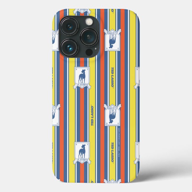 Ted Lasso | AFC Richmond Logo Streifenmuster Case-Mate iPhone Hülle (Rückseite)