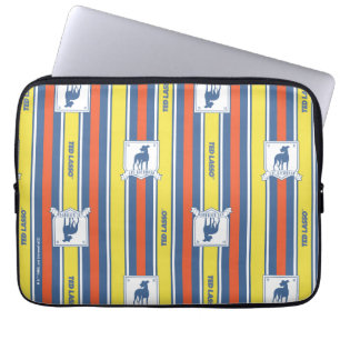 Ted Lasso   AFC Richmond Logo Streifenmuster Laptopschutzhülle