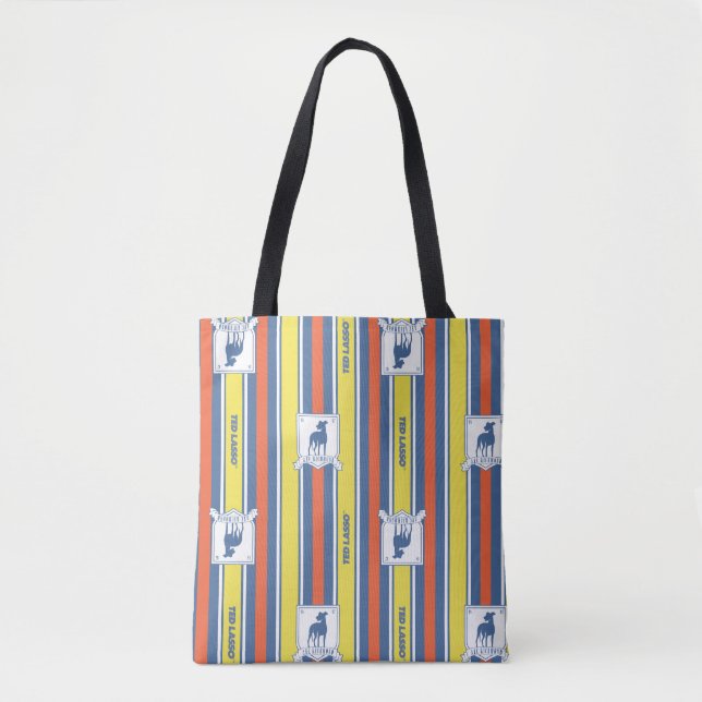 Ted Lasso | AFC Richmond Logo Streifenmuster Tasche (Vorderseite)