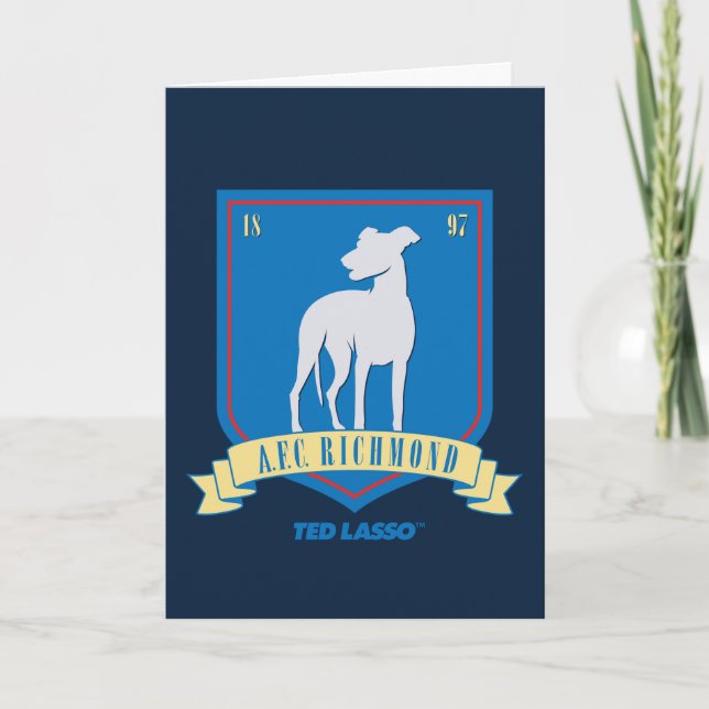 Ted Lasso | AFC Richmond Team Logo Karte (Vorderseite)