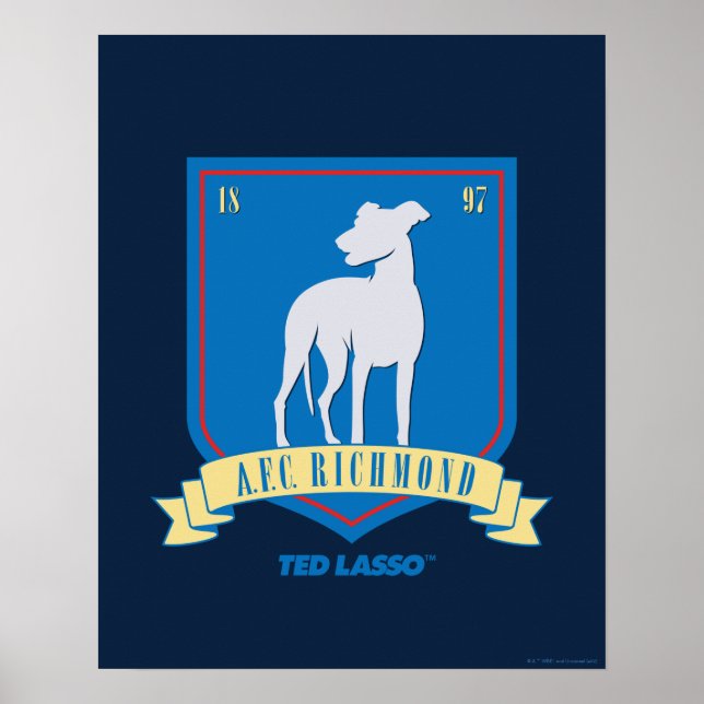 Ted Lasso | AFC Richmond Team Logo Poster (Vorne)
