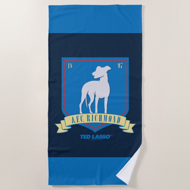 Ted Lasso | AFC Richmond Team Logo Strandtuch (Vorderseite)